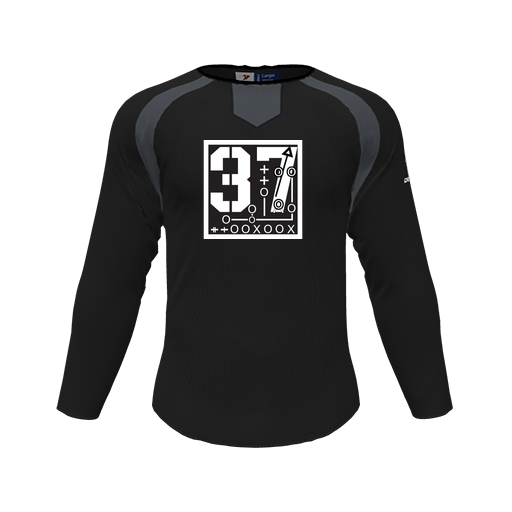 [CUS-DFW-PULL-FLC-CNK-LSL-BLK-YS-LOGO2] Pullover (Youth S, Black, Logo 2)