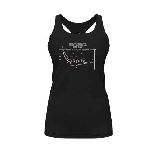 [FT0TRBBK-FYS-LOGO1] Decker Racerback Tank Top (Female Youth S, Black, Logo 1)