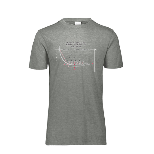 [FTSCUBGY-AS-LOGO1] Decker Men's Tri-Blend T-Shirt - Short Sleeve (Adult S, Gray, Logo 1)