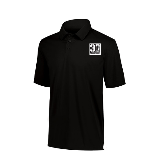 [5018.080.S-LOGO2] Youth Vital Polo (Youth S, Black, Logo 2)