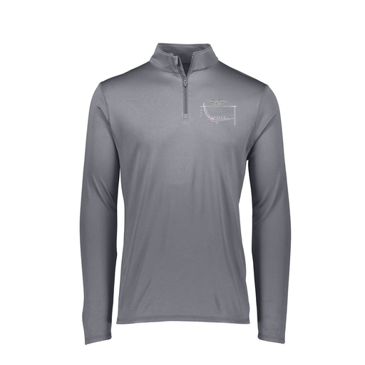 [FTLQFLGY-FAXS-LOGO1] Decker Women's Flex-Lite 1/4 Zip Shirt (Female Adult XS, Gray, Logo 1)
