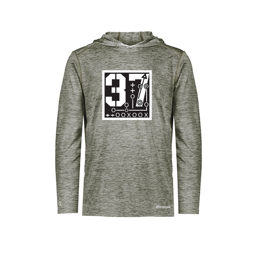 [FOLHCGGY-YS-LOGO2] Decker Youth Charge Hoodie (Youth S, Gray, Logo 2)