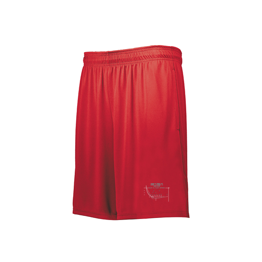 [229511.083.XS-LOGO1] Decker Men's Swift Short (Adult XS, Red, Logo 1)